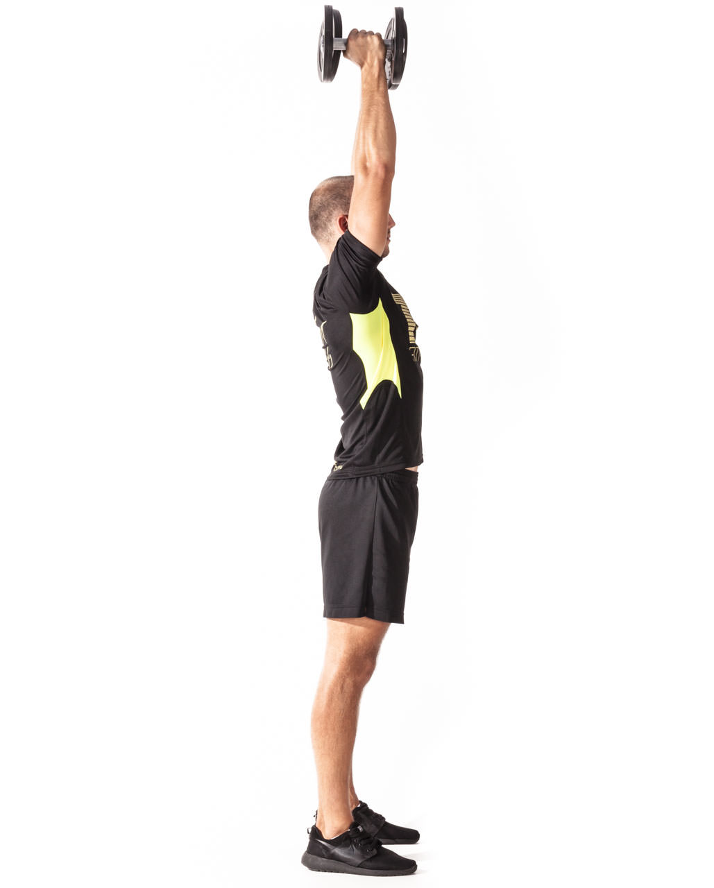Standing Dumbbell Triceps Extension frame #4