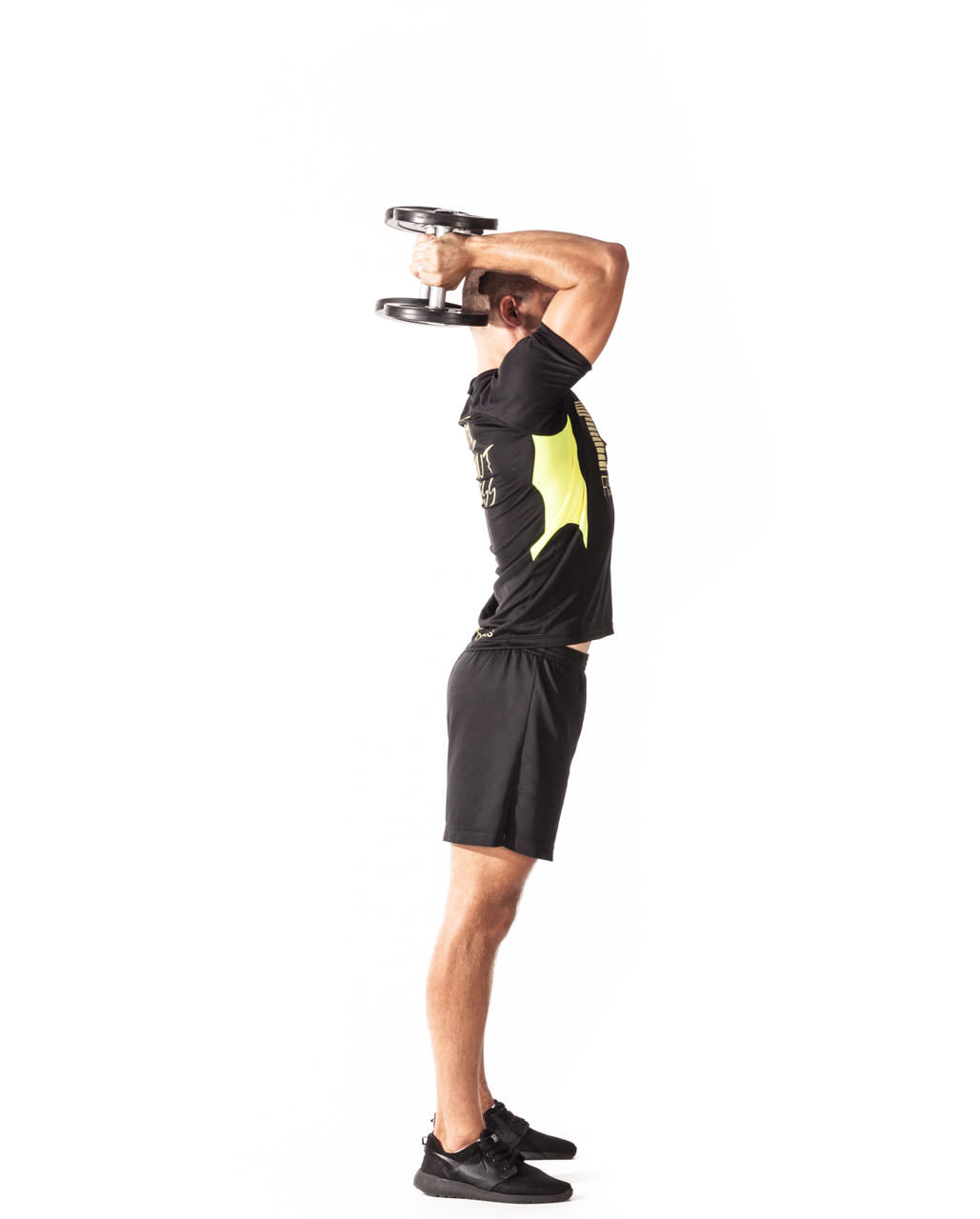 Standing Dumbbell Triceps Extension frame #5
