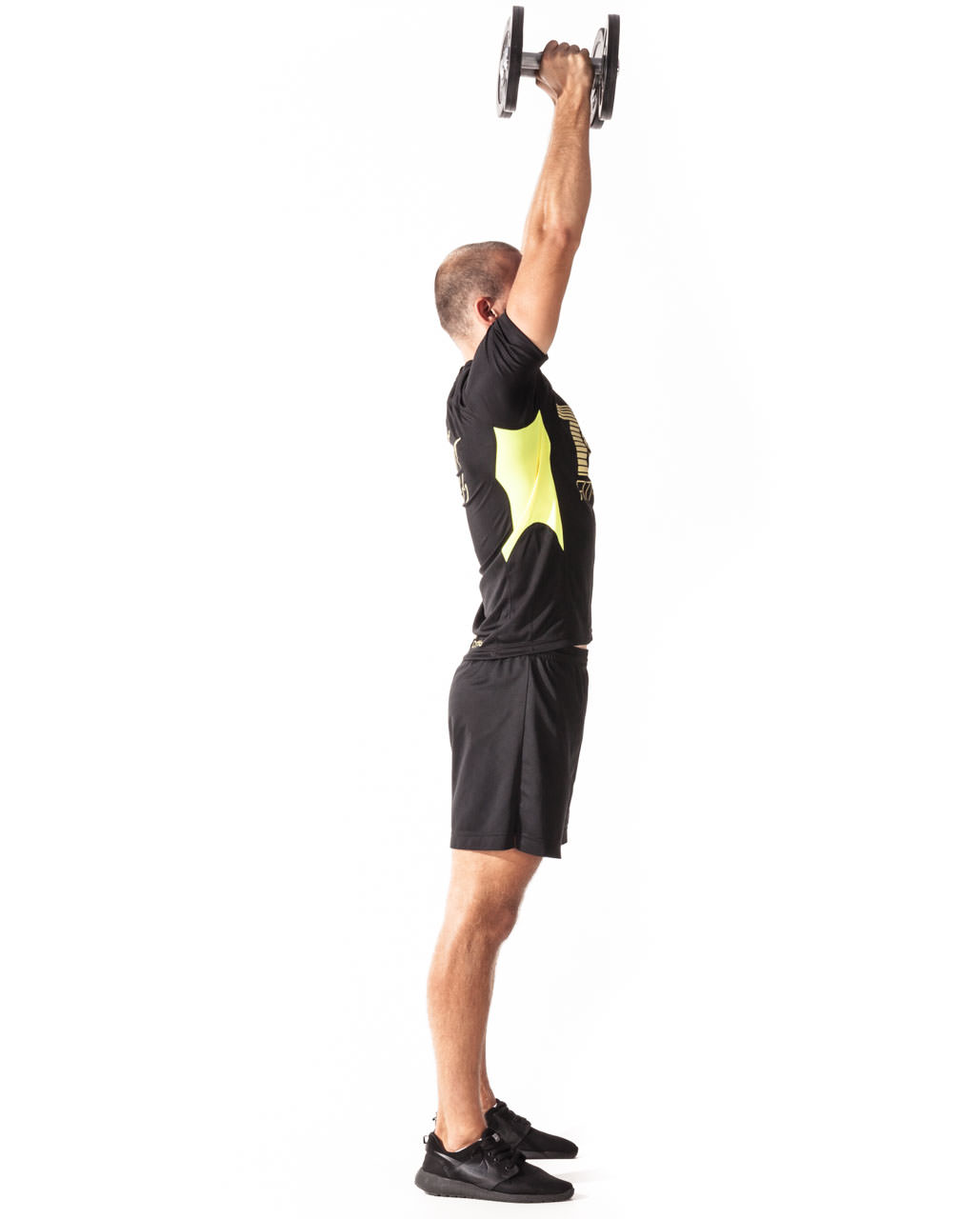 Standing Dumbbell Triceps Extension frame #6